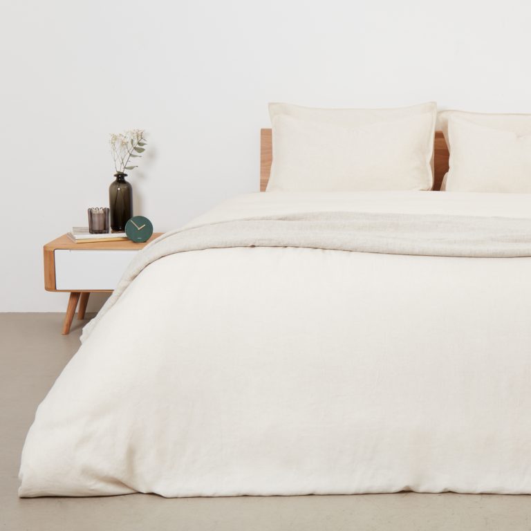 Panda London Bamboo Linen Bedding In Natural