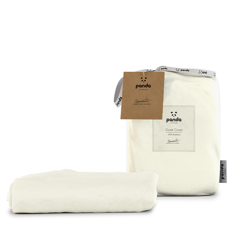 Bamboo Lyocell Duvet Cover Cream Package
