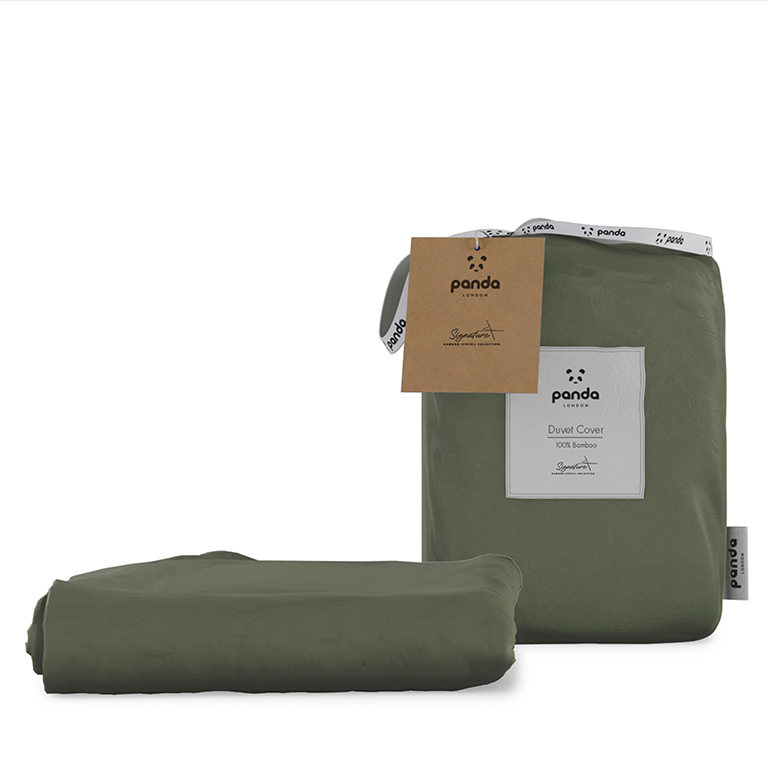 Bamboo Lyocell Duvet Cover Green Package