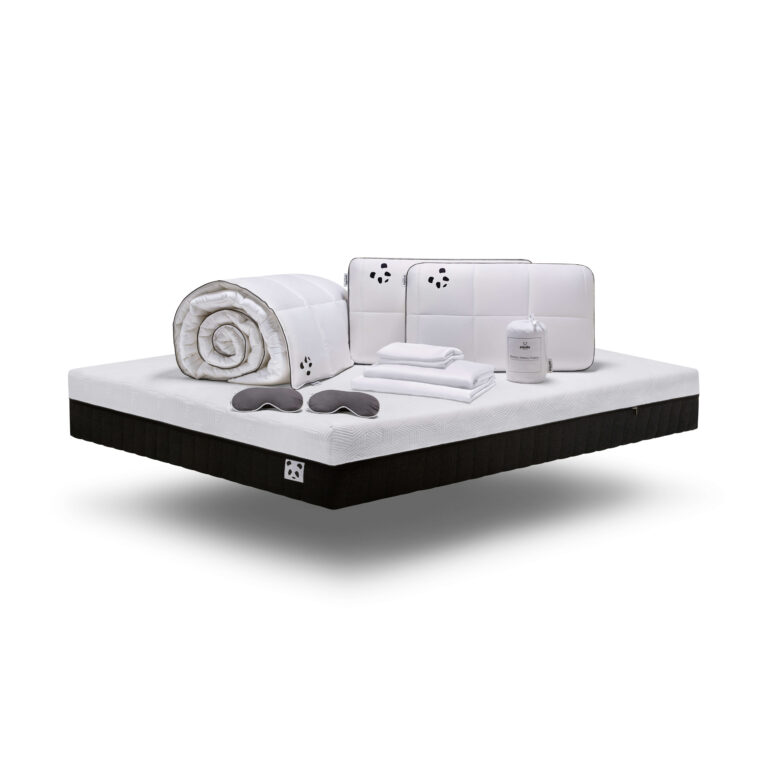 UK Double Mattress Bundle Pure White