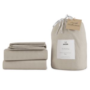 Panda London Earth Collection Bamboo and Linen UK King Natural