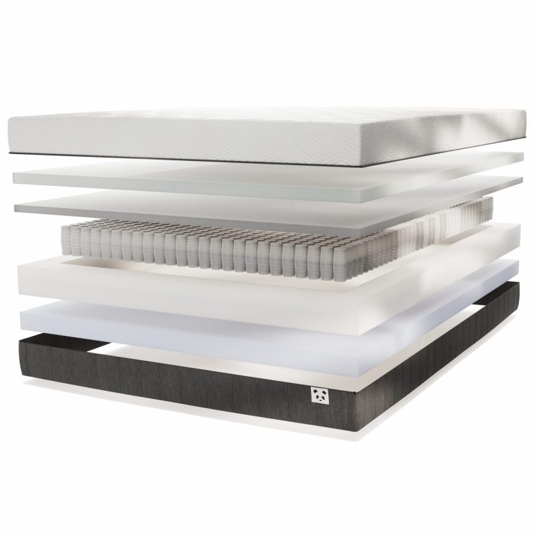 Hybrid Bamboo Mattress expanded layers