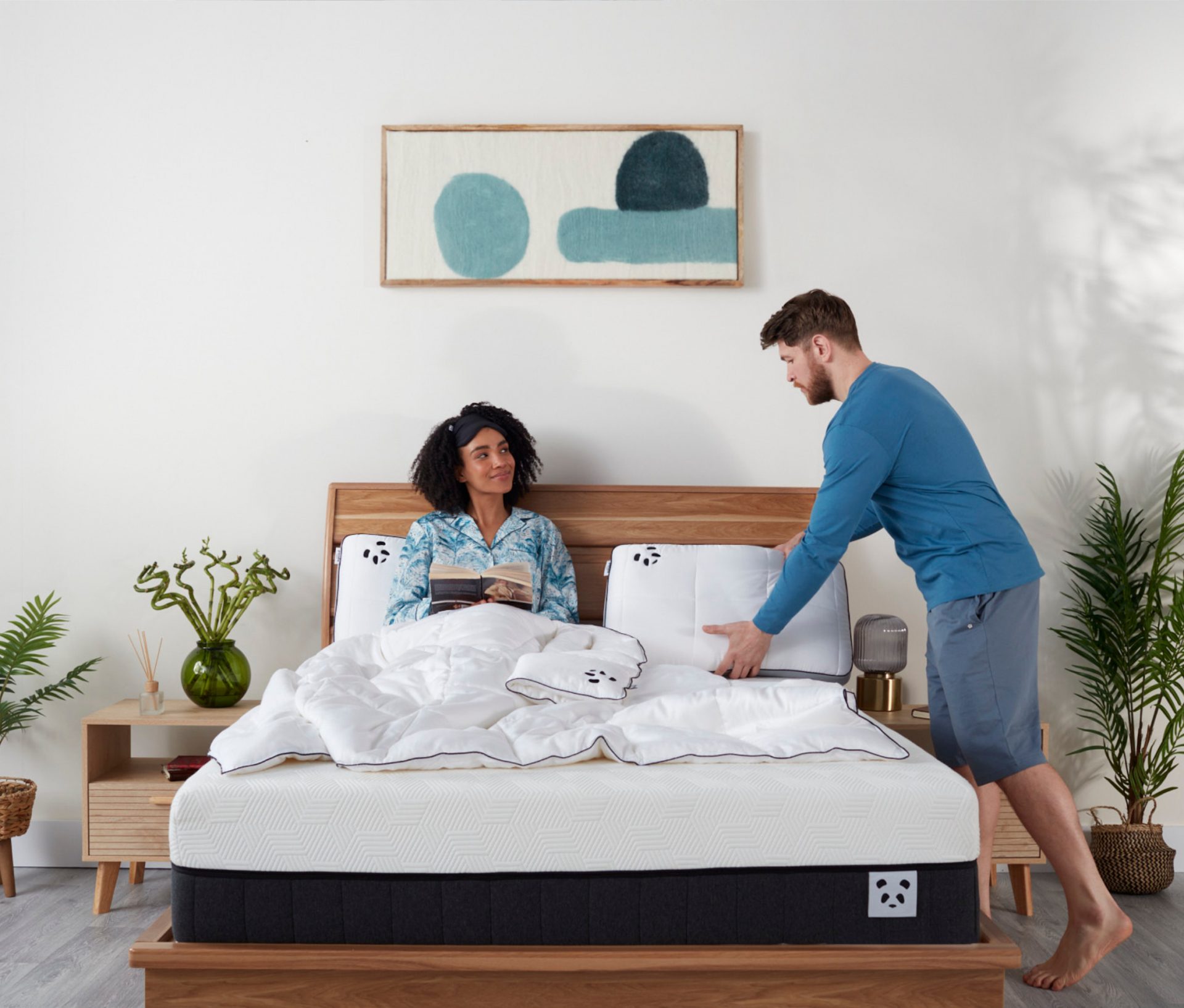 Hybrid Memory Foam Pillow | Panda London