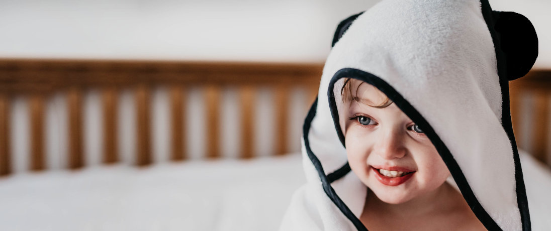 Panda London Kids Bamboo Hooded Towel