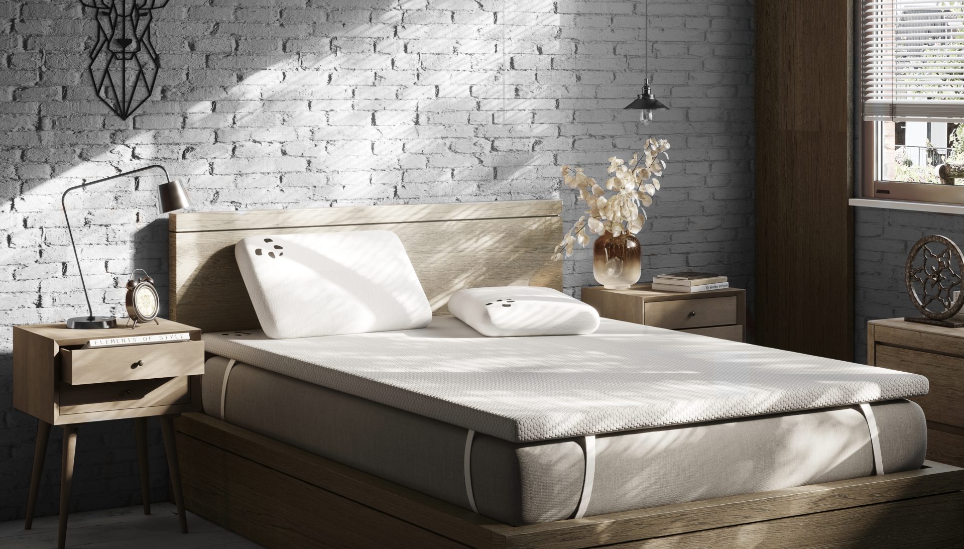 Memory Foam Mattress Topper And Pillows