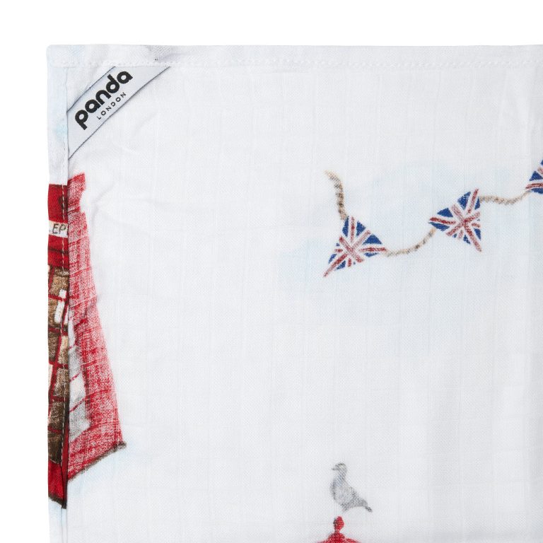 Panda Baby Muslin London illustrations