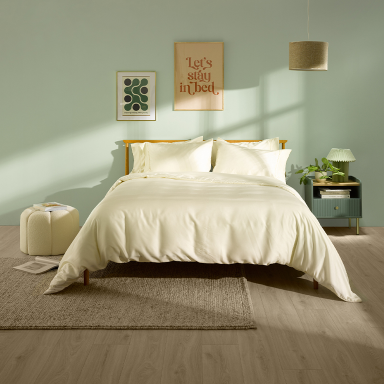 Pebble Cream Bedding Full Set