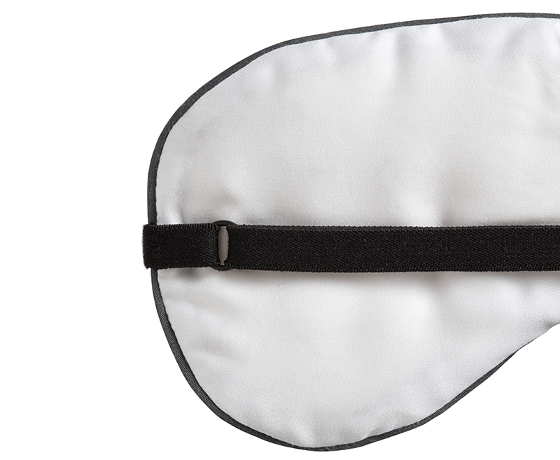 100 Bamboo Eye Mask Pure White Straps