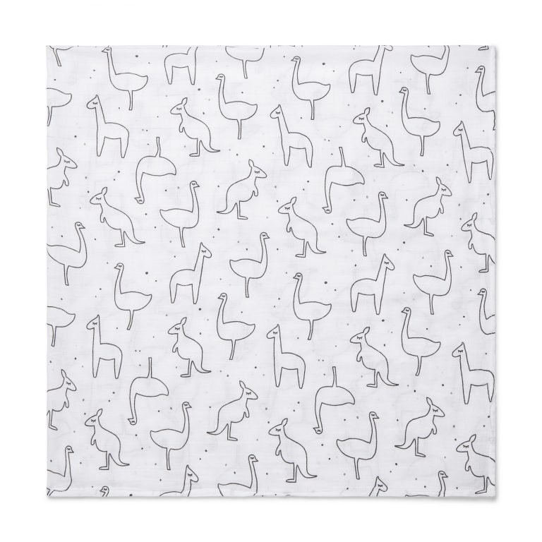 Baby Muslin Swaddles Animals Freckles