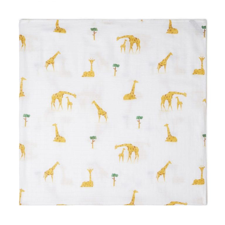 Baby Muslin Swaddles Origami Giraffe