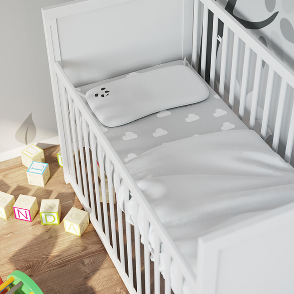 Panda London 100 Bamboo Bedding with Memory Foam Bamboo Baby Pillow