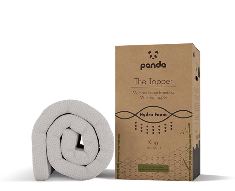 Panda Mattress Topper Isolated