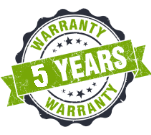 5 Year Warranty Icon