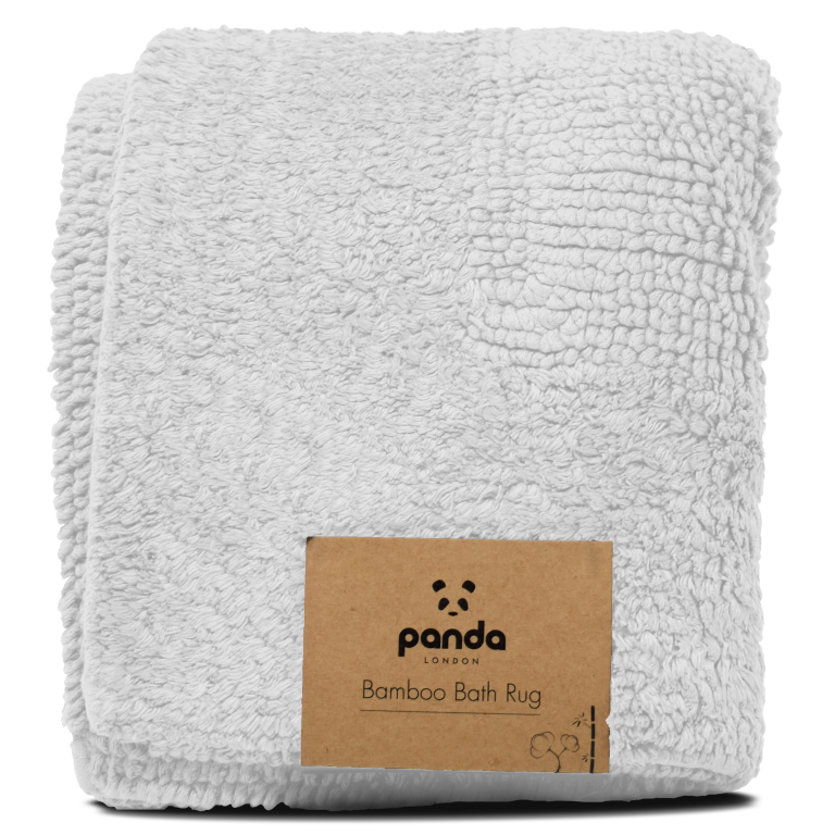 Panda London Bamboo Rug Pure White