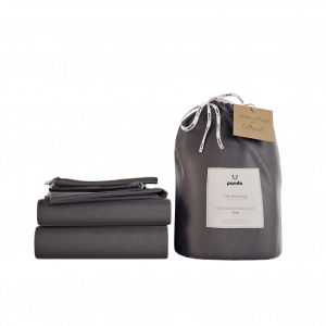 Luxuriously soft 100 Bamboo bedding Urban Grey UK King Isolated