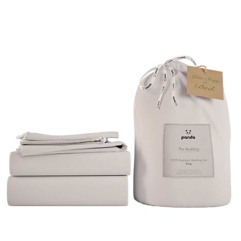 Panda 100 Bamboo Bedding Pure White